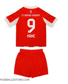 Günstige Bayern Munich Harry Kane #9 Heimtrikotsatz Kinder 2025-26 Kurzarm (+ Kurze Hosen)